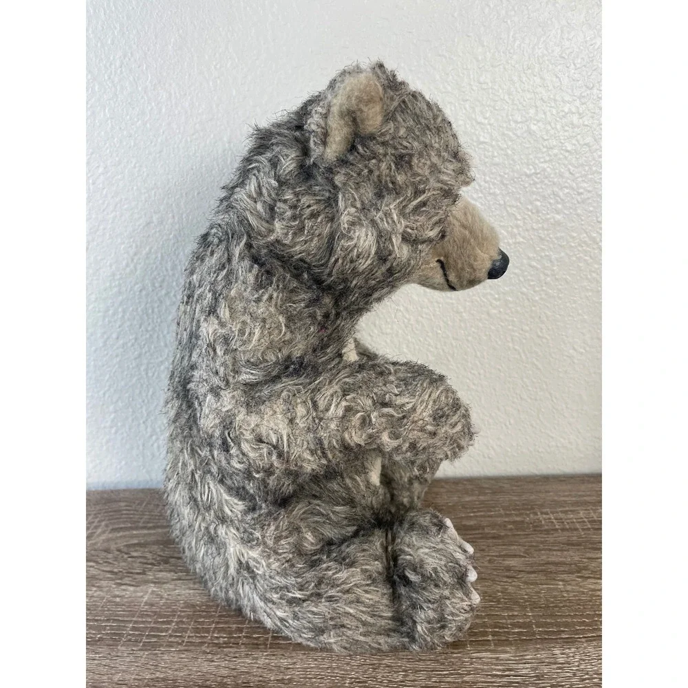 Disney Parks Jungle‎ Book Baloo Bear Plush Realistic Brown Grey Toy Kids 11 in